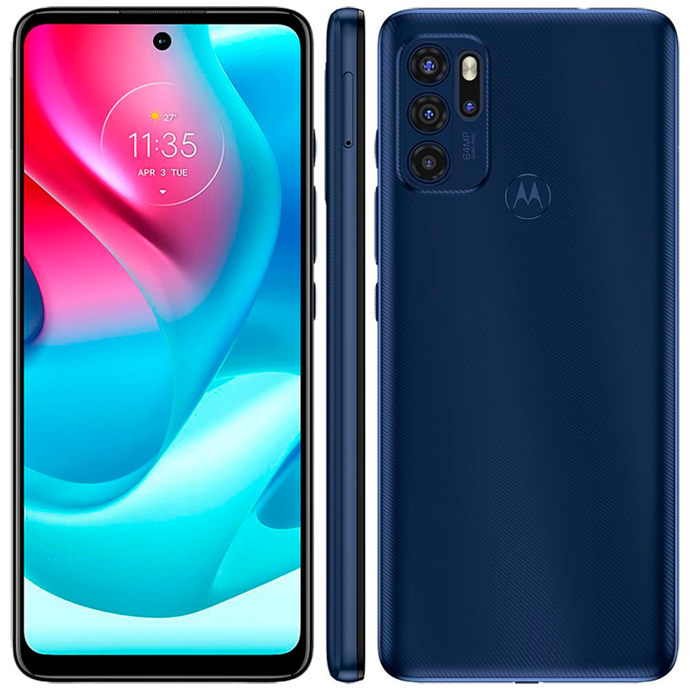 Smartphone Motorola Moto G60s Tela de 6.8” 128 GB, 6 GB RAM, Câmera Traseira Quádrupla, Android 11 e Processador Octa Core