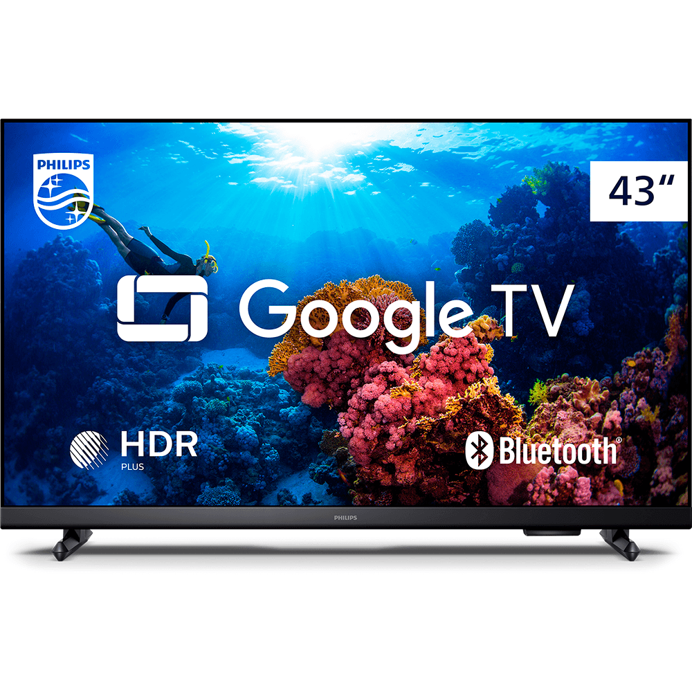 Google TV Philips 43” LED FHD com Comando de Voz 43PFG6918