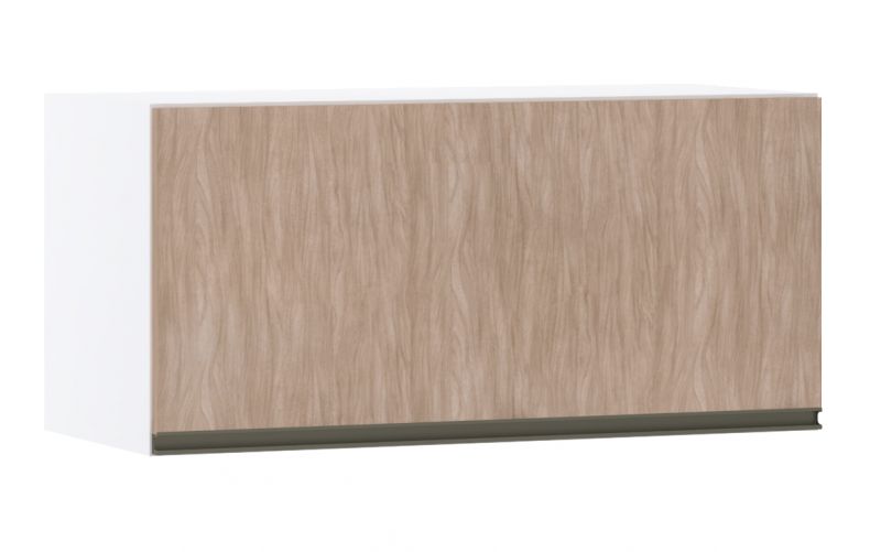 Armário Aéreo com Porta Basculante Pérola 80cm Luciane Cozinhas Cumaru BP