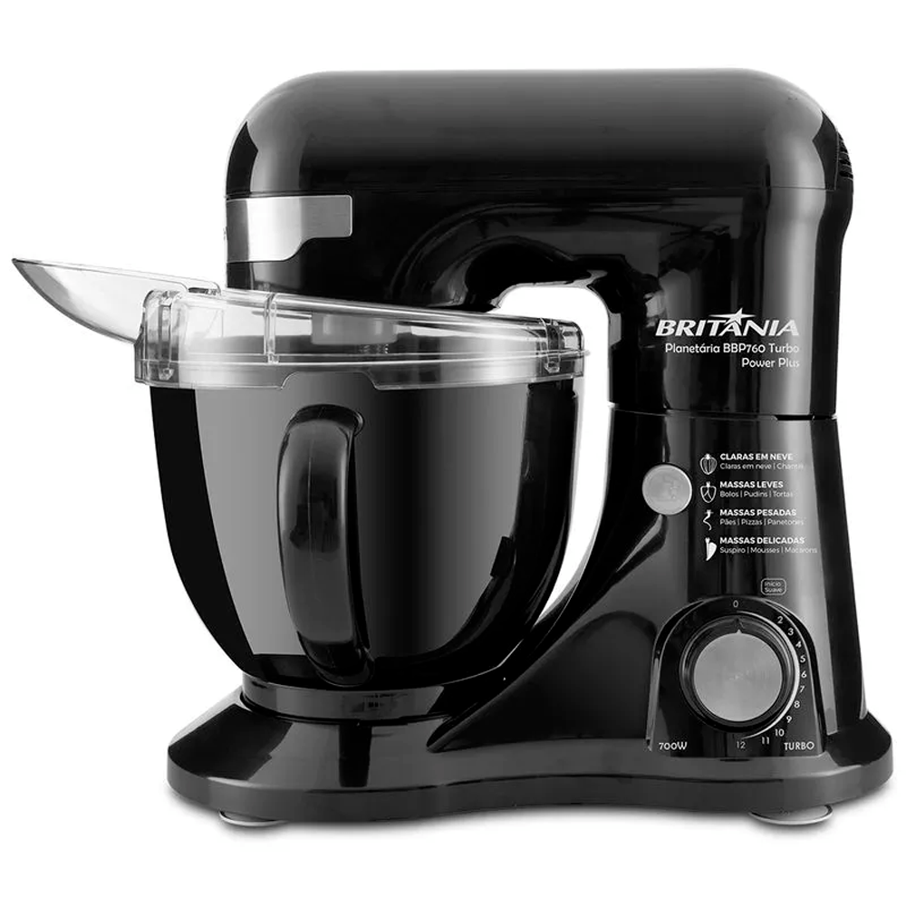 Batedeira Planetária Britânia Power Plus 700 W 4,5 L BBP760P